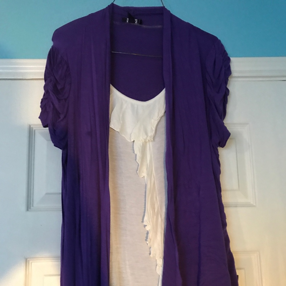 Purple dress shirt